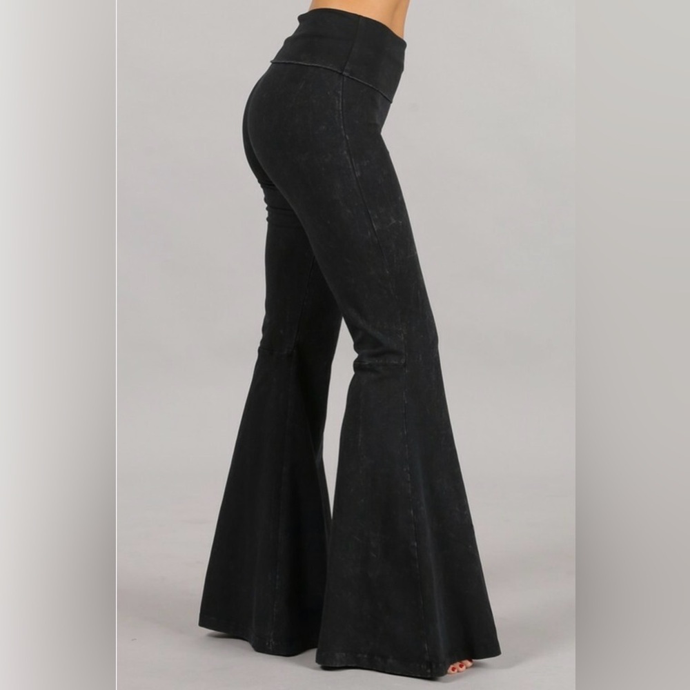 NWOT Aerie OG Super Flare  Foldover  Hi- Rise Vintage Black